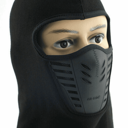 Cyberpunk 2019 Naklejka Windproof Sports Mask ,Suitable for Motorcycle Ski Mask Balaclava Outdoor Sports Riding Scarf Black